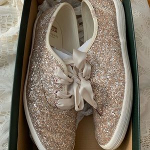 Kate Spade Keds size 8 glitter multi